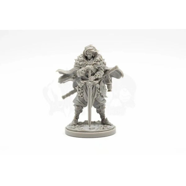32mm Medieval Gothic Survivors, 3 Figures, Resin Model Figure Kit, Fantasy Theme, Unassembled and Unpainted