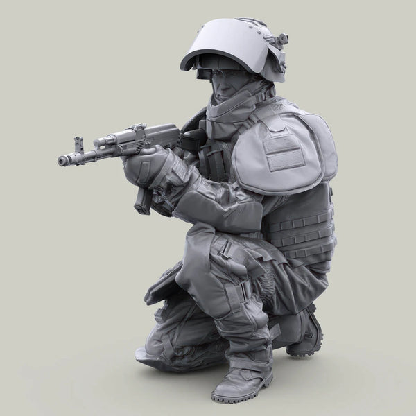 1/35 Modern Russian Deminer, Resin Model Figure Kit, Unassembled and Unpainted