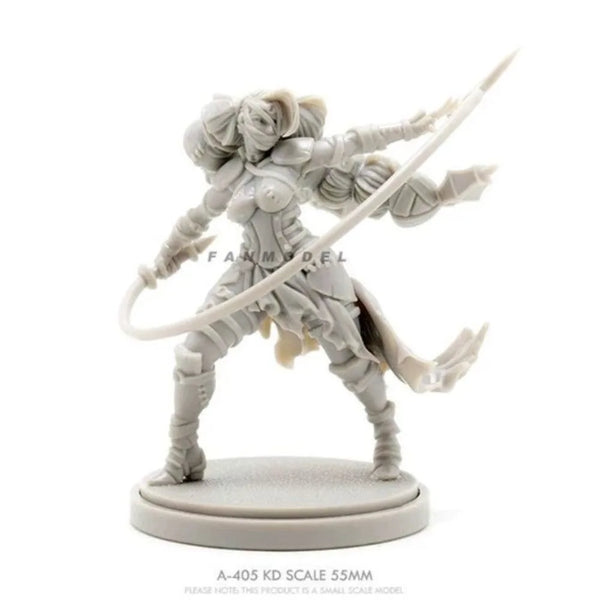 Undead Sorceress with Scythe, Resin Model Figure Kit, Fantasy Theme, Unassembled and Unpainted