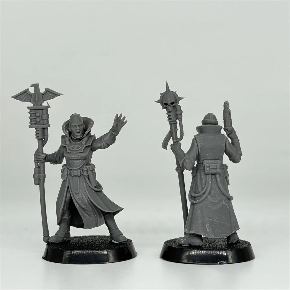 Dark Fantasy Cultists & Sorcerers, 10 Figures, Resin Model Figure Kit, Fantasy Theme, Unassembled and Unpainted