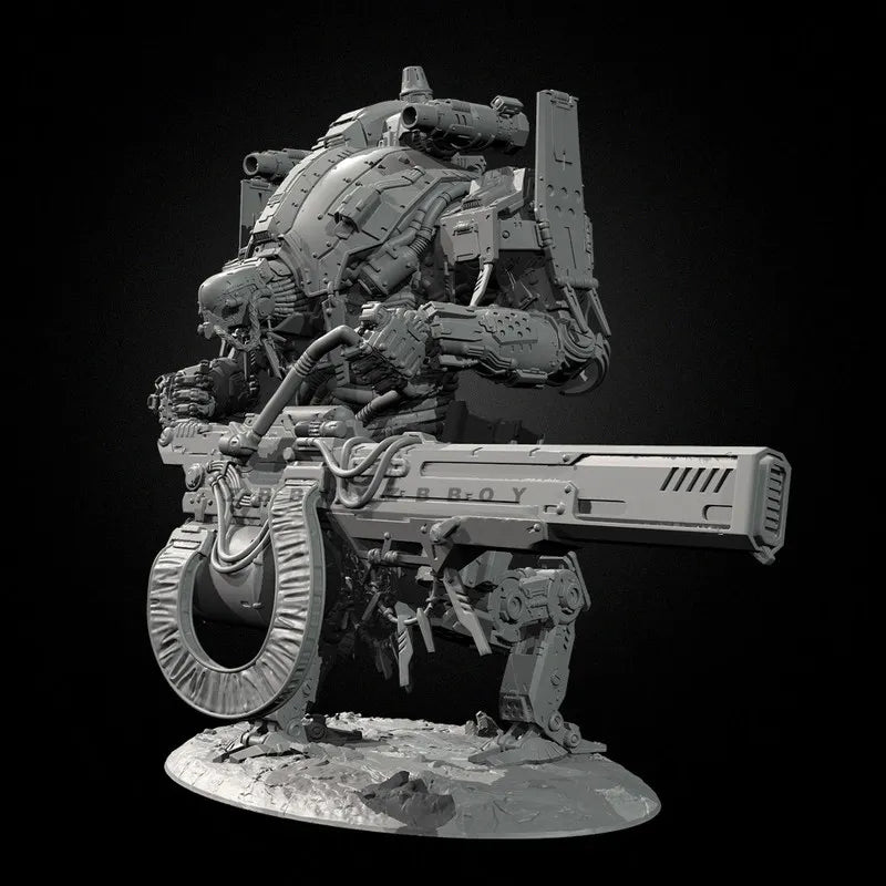105mm Star God of War, Resin Model Figure Kit, Sci-Fi Theme, Unassembled and Unpainted