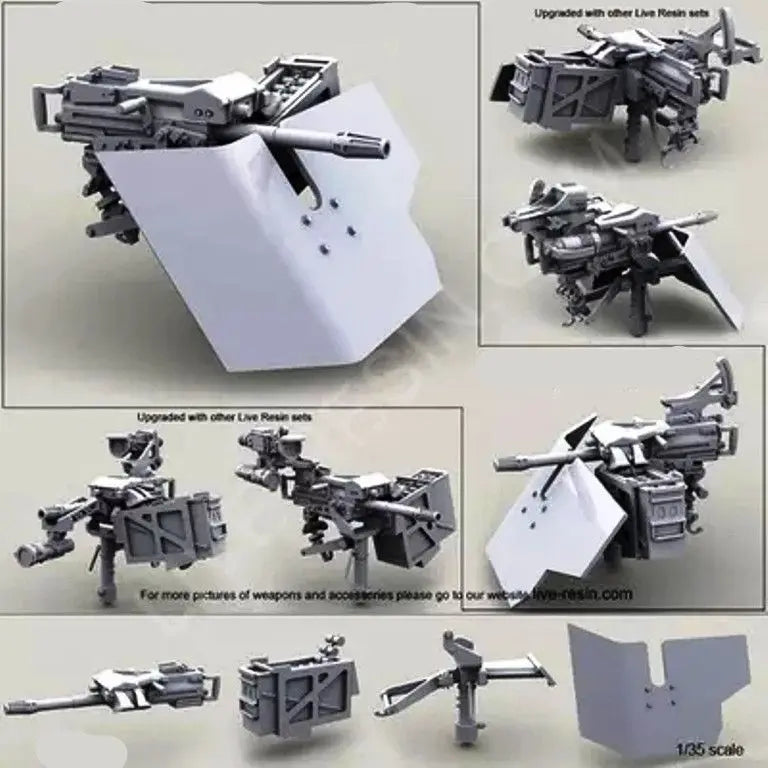 1/35 Modern Mk19-3 40mm Grenade Launcher, Resin Model Accessory Kit, Unpainted