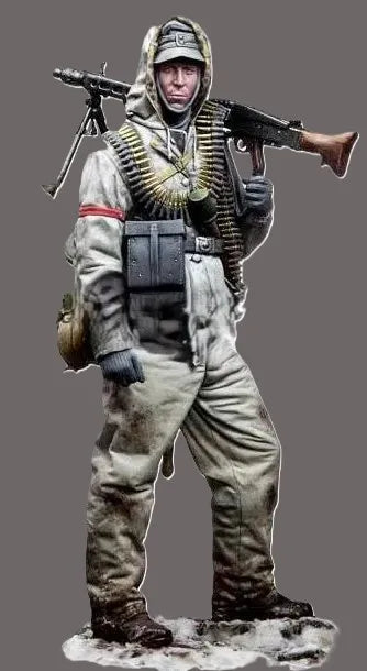 1/35 Modern Desert Soldier, Resin Model Figure Kit, Unassembled and Unpainted