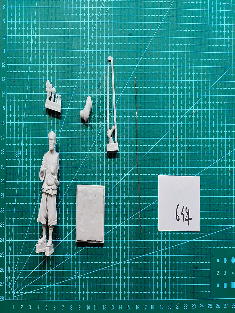 1/24 Officer, Resin Model Figure Kit, Fantasy Theme, Unassembled and Unpainted