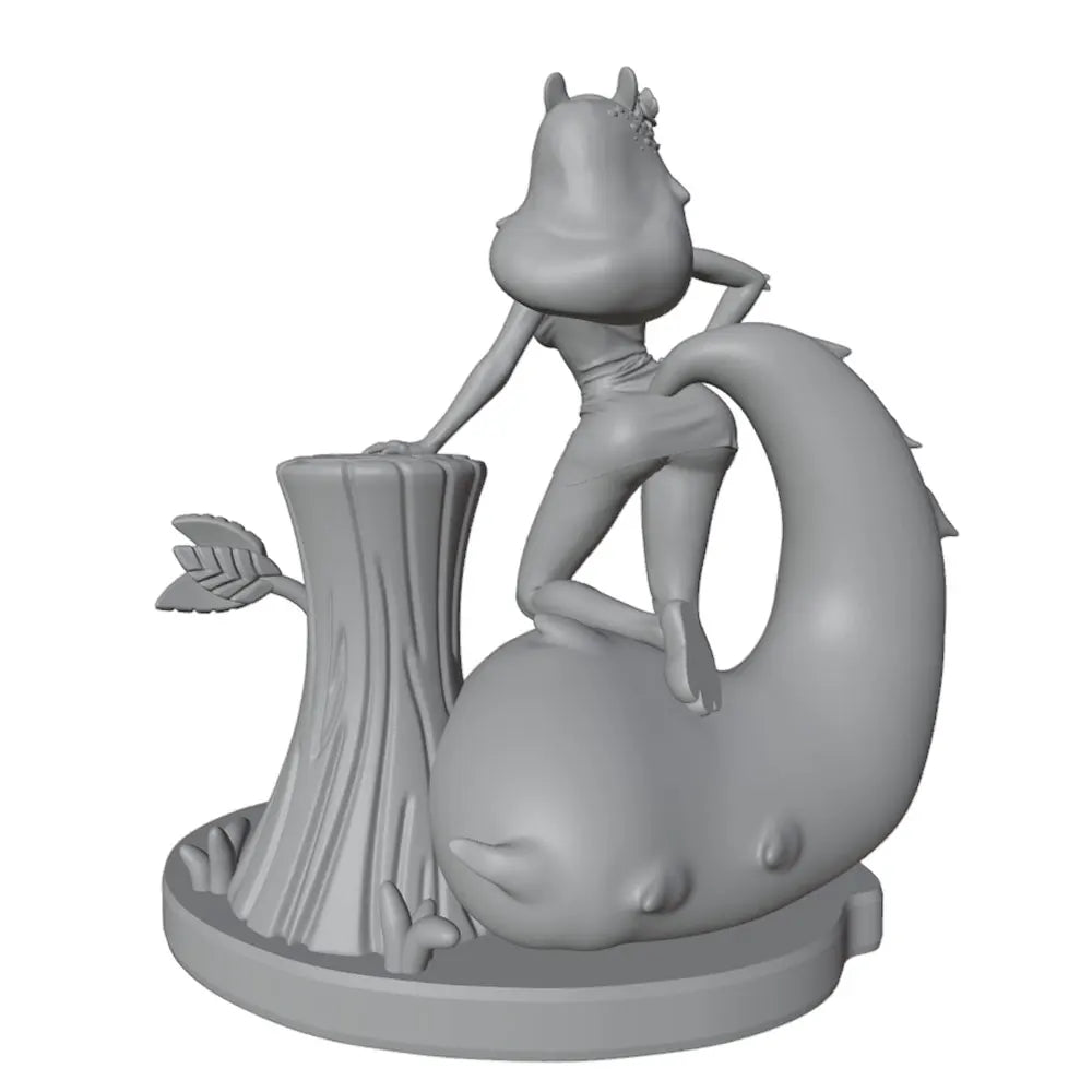 1/24 Anime Mermaid Pinup, Resin Model Figure Kit, Unassembled and Unpainted