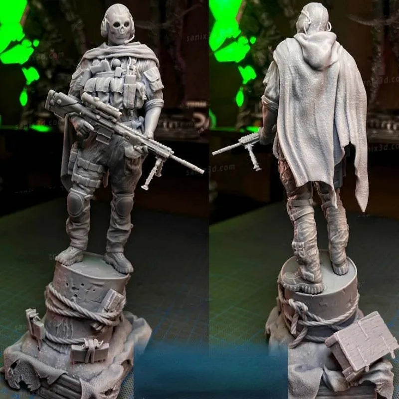 1/24 Modern Special Forces Soldier, Resin Model Figure Kit, Unassembled and Unpainted