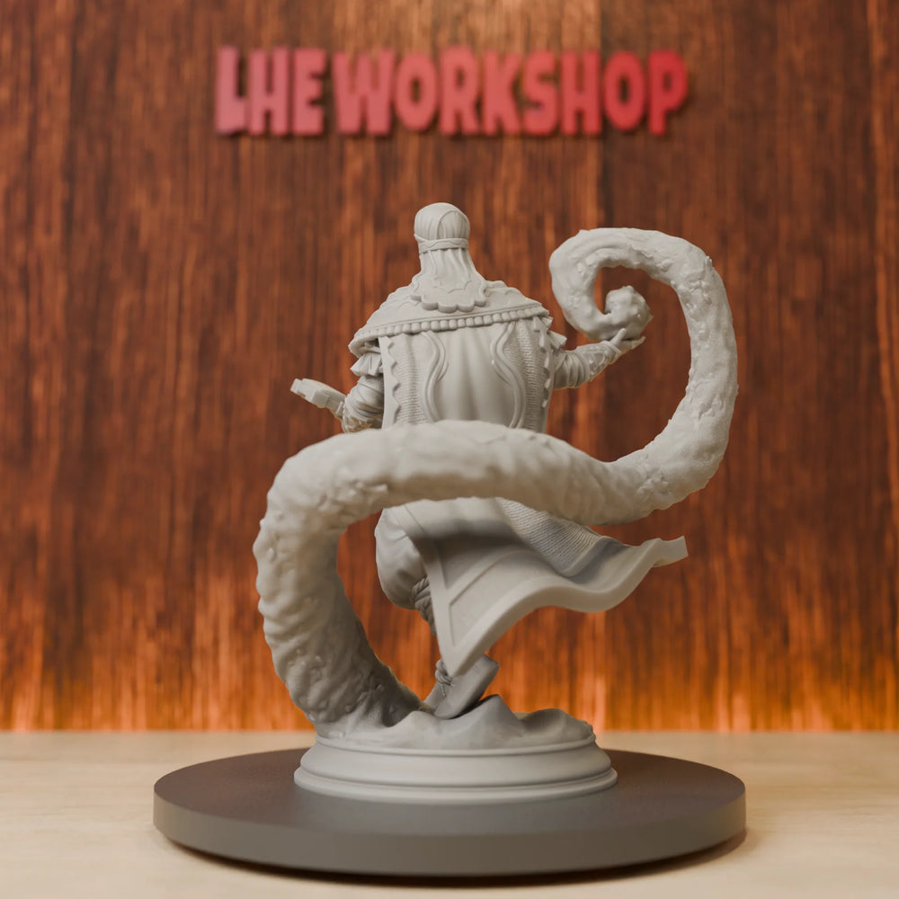 75mm Sand Wizard, Resin Model Figure Kit, Fantasy Theme, Unassembled and Unpainted