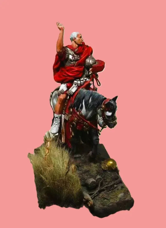90mm Medieval Asian Dynasty General, Resin Model Figure Kit, Unassembled and Unpainted