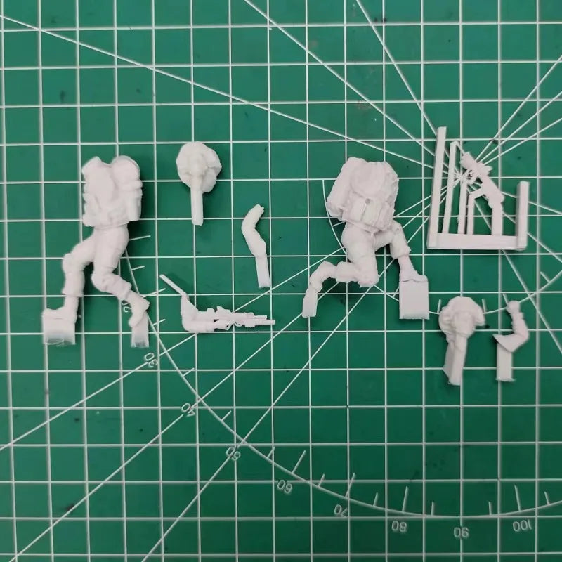 1/35 Modern IDF Mechanized Infantry, Resin Model Figure Kit, Unassembled and Unpainted