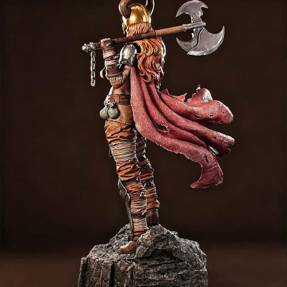 100mm Norse Valkyrie Warrior, Resin Model Figure Kit, Fantasy Theme, Unassembled and Unpainted