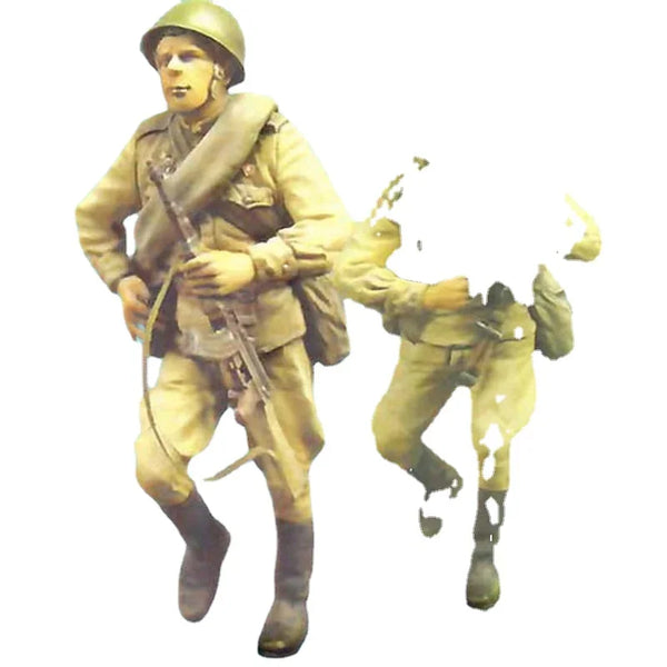 1/35 Cold War Soviet Infantry Soldier, Resin Model Figure Kit, Unassembled and Unpainted