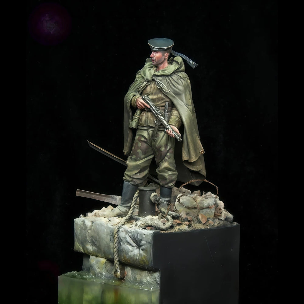 Cold War Soviet Marine, Resin Model Figure Kit, Unassembled and Unpainted