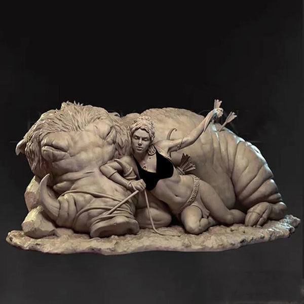 1/24 Baroque Cherub, 2 Figures, Resin Model Figure Kit, Mythology Theme, Unassembled and Unpainted