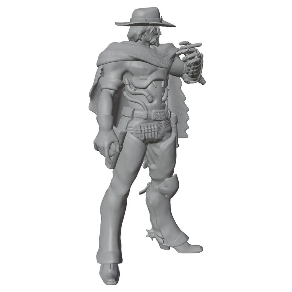 75mm Western Cowboy Gunslinger, Resin Model Figure Kit, Historical Theme, Unassembled and Unpainted