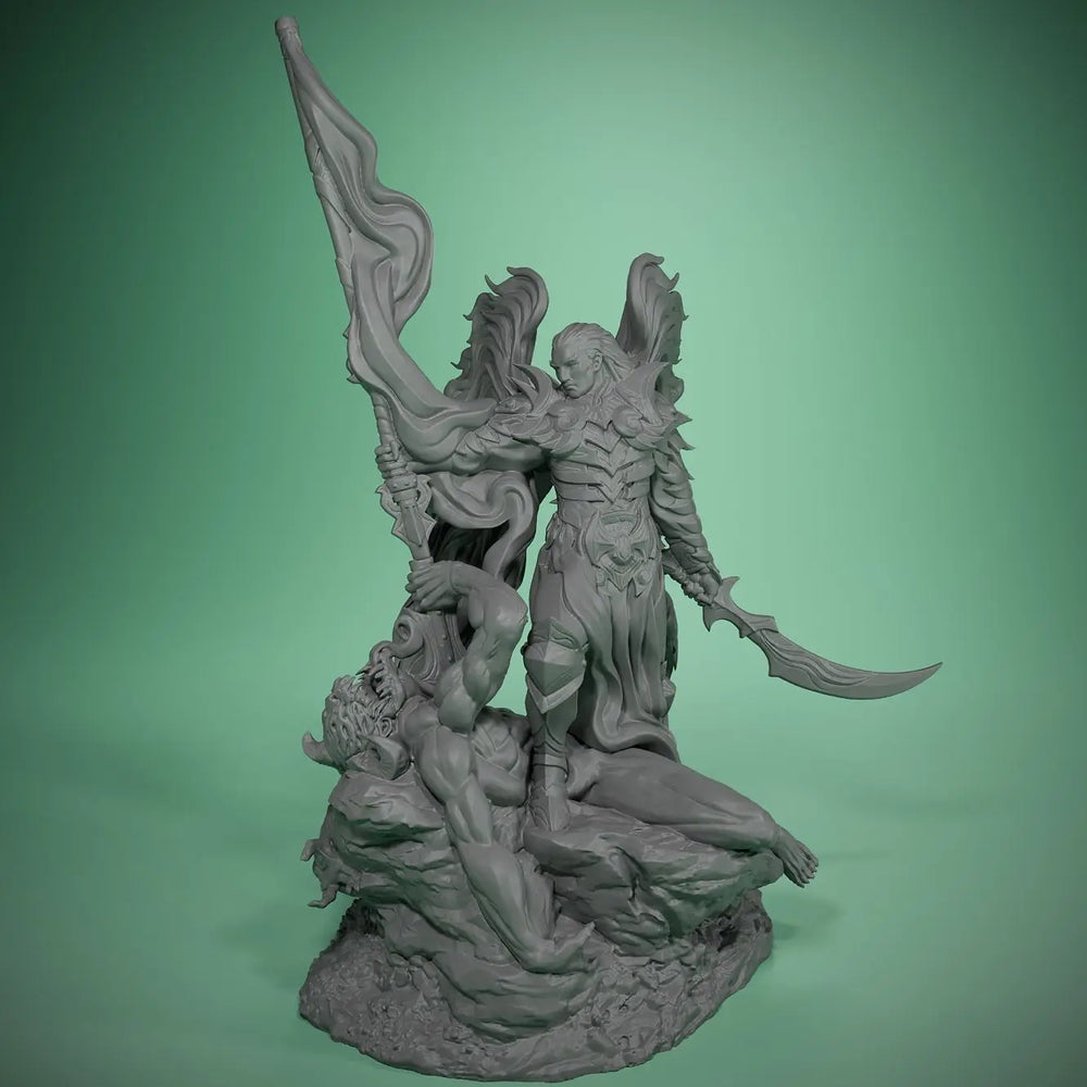 62mm Succubus Demon, Resin Model Figure Kit, Fantasy Theme, Unassembled and Unpainted