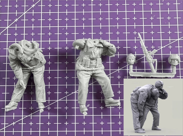 1/35 Modern Tactical Operator with Full Rucksack, Resin Model Figure Kit, Unassembled and Unpainted
