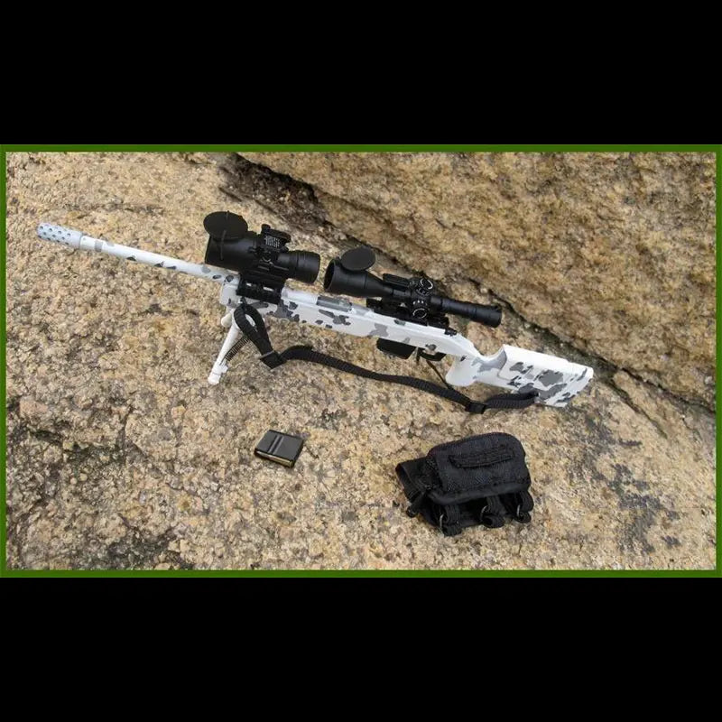 1/6 Modern M40A5 Sniper Rifle, Resin Model Accessory Kit, Unpainted