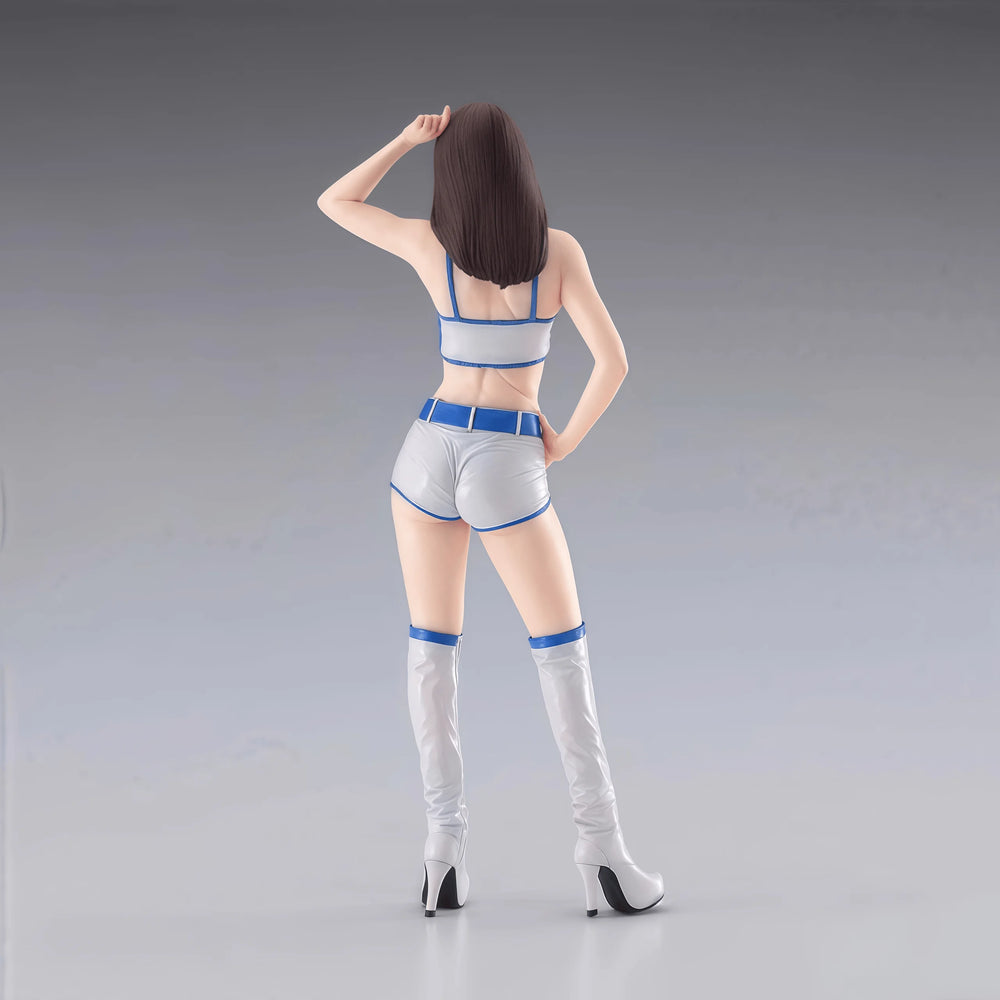 1/12 Modern Woman in Sports Bra with Heeled Boots, Resin Model Figure Kit, Unassembled and Unpainted