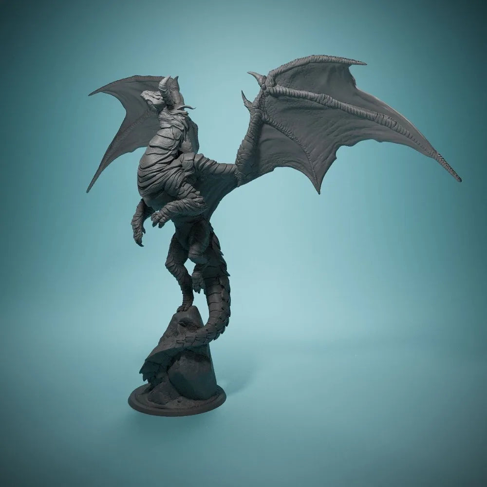 100mm Cloud Dragon, Resin Model Figure Kit, Fantasy Theme, Unassembled and Unpainted