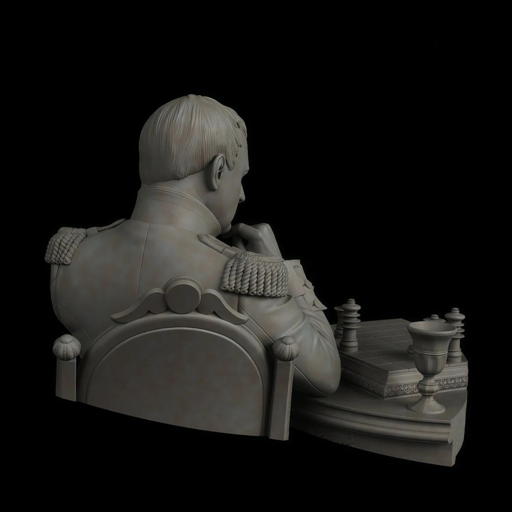1/10 Napoleonic Napoleon 1812, Resin Model Bust Kit, Unassembled and Unpainted
