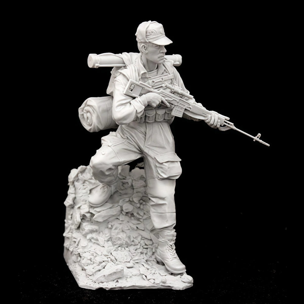 75mm Modern Russian Special Forces Afghanistan, 5 Figures, Resin Model Figure Kit, Unassembled and Unpainted