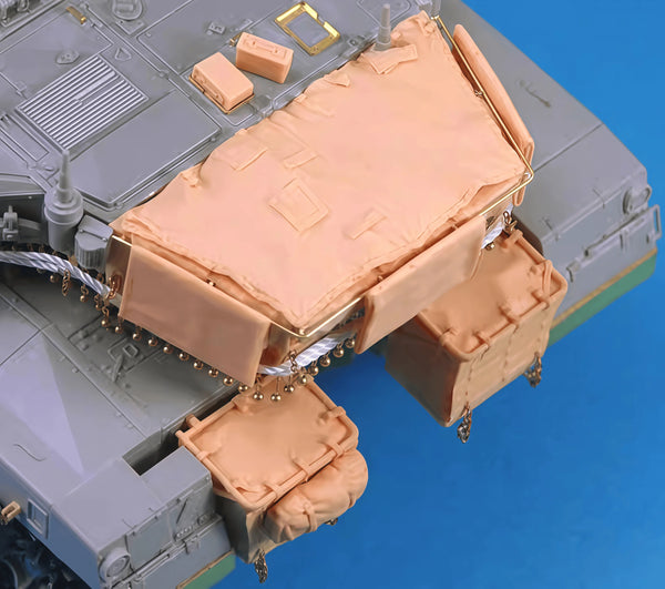 1/35 Modern Merkava 3 Tank Turret Storage Compartment, Resin Model Vehicle Kit, Unassembled and Unpainted