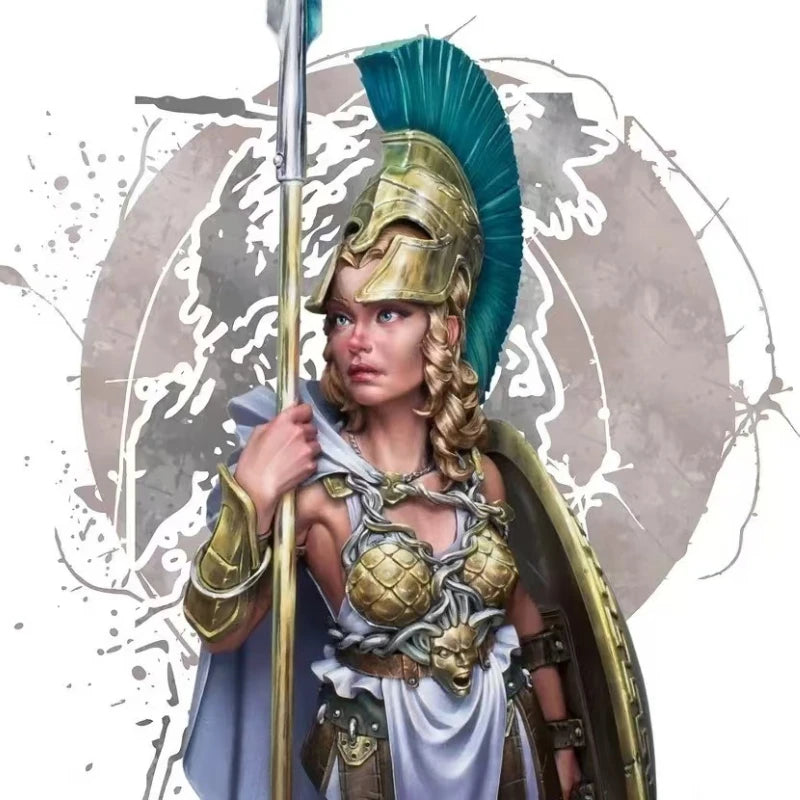 1/10 Athena Goddess of Wisdom and War, Resin Model Bust Kit, Mythology Theme, Unassembled and Unpainted