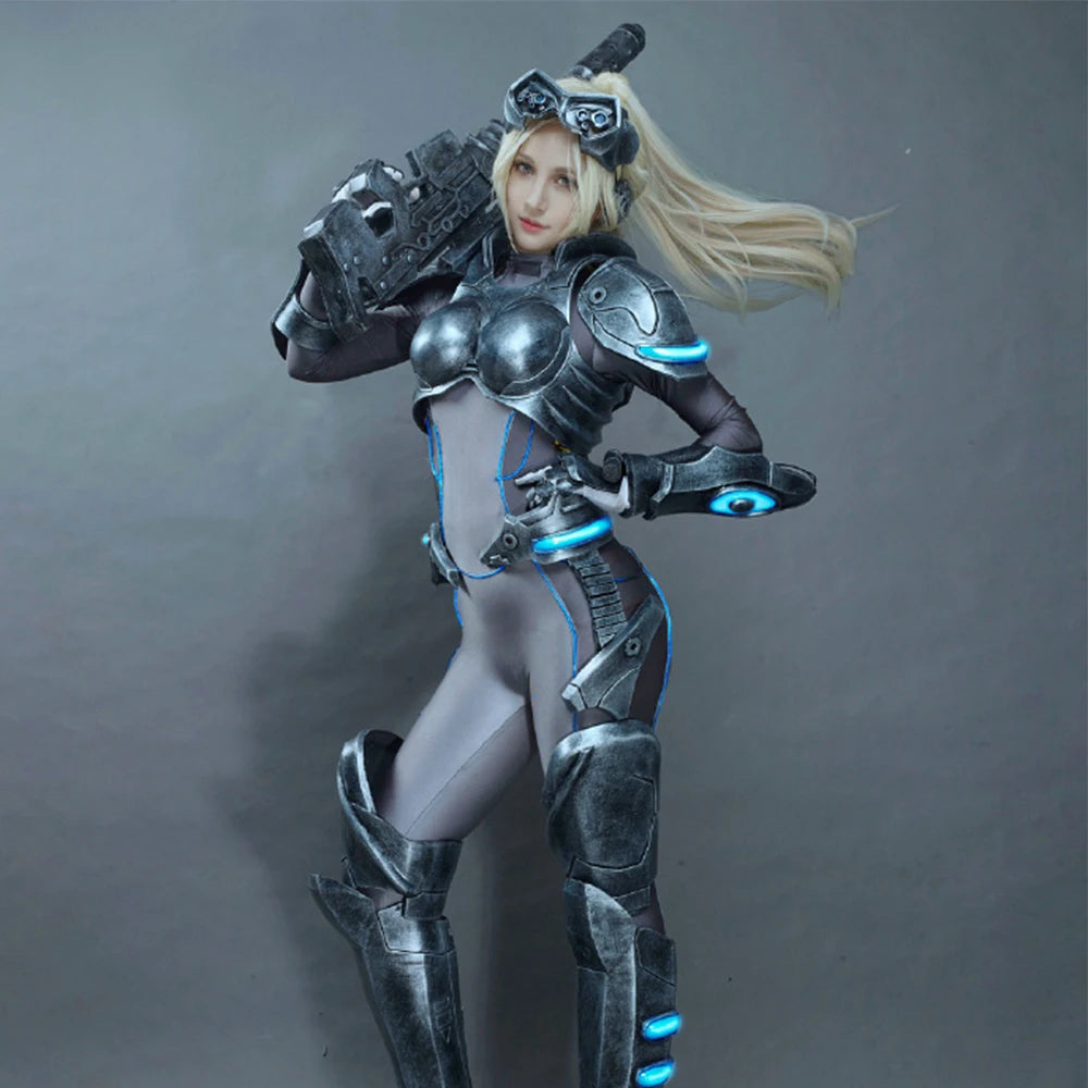 1/24 Gunner with Rifle and Goggles, Resin Model Figure Kit, Sci-Fi Theme, Unassembled and Unpainted
