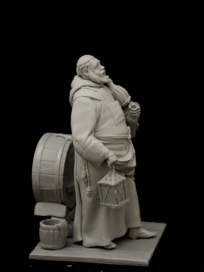 1/24 Monk, Resin Model Figure Kit, Fantasy Theme, Unassembled and Unpainted