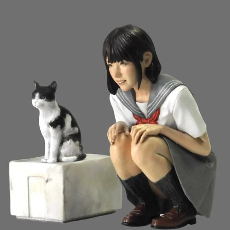 1/20 Sailor School Girl, Resin Model Figure Kit, Anime Theme, Unassembled and Unpainted