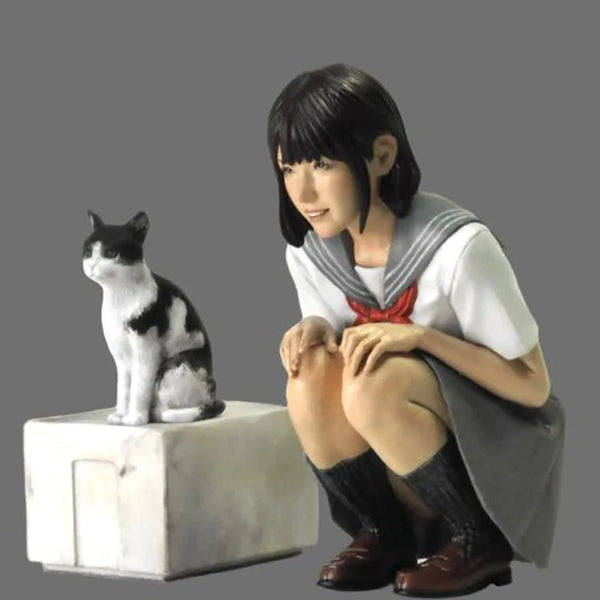1/20 Sailor School Girl, Resin Model Figure Kit, Anime Theme, Unassembled and Unpainted