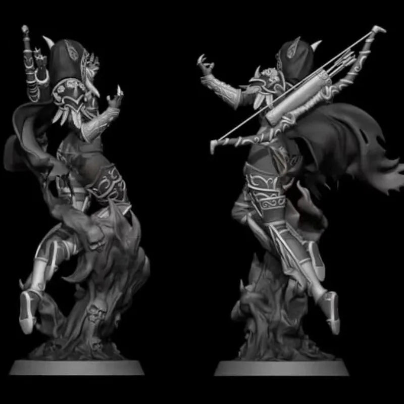 1/24 Medieval Female Orc Warrior, Resin Model Figure Kit, Unassembled and Unpainted