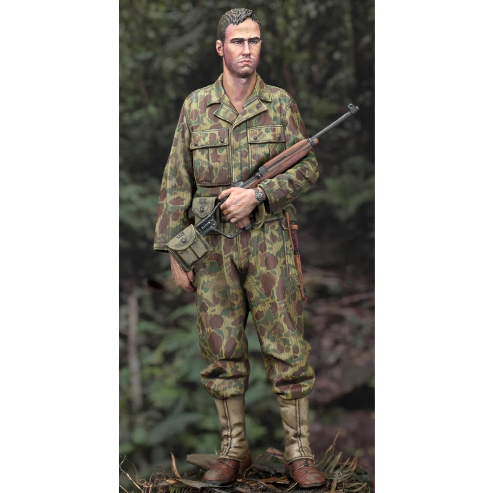 1/16 Modern US Army Soldier, Resin Model Figure Kit, Unassembled and Unpainted