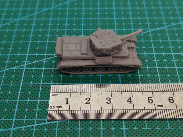 1/144 WWII Mk IV Cromwell, Resin Model Vehicle Kit, Unassembled and Unpainted