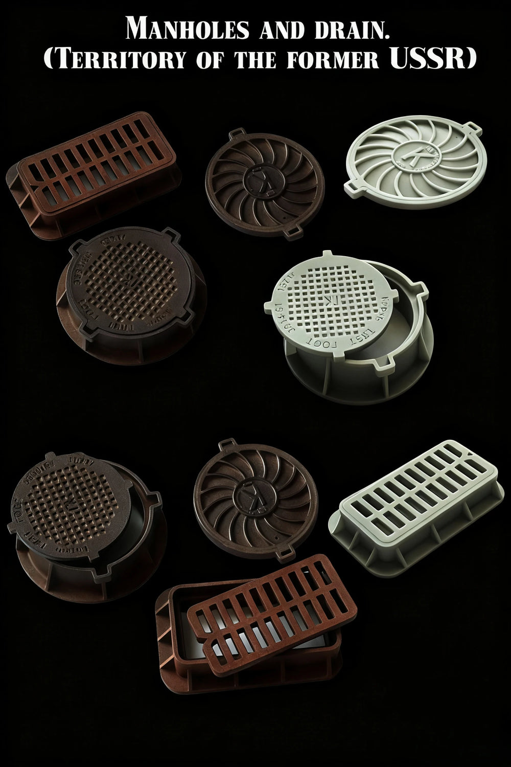 1/35 WWII Soviet Infrastructure, Resin Model Terrain Kit, Unpainted
