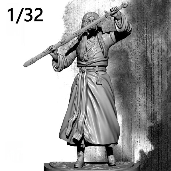 1/32 Sword Lord, Resin Model Figure Kit, Fantasy Theme, Unassembled and Unpainted