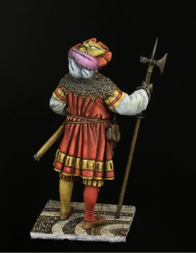 1/24 Medieval Landsknecht Captain, Resin Model Figure Kit, Unassembled and Unpainted