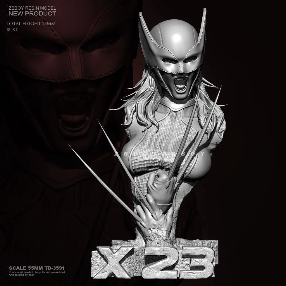 Wolverine Marvel Hero — 75mm Resin Bust