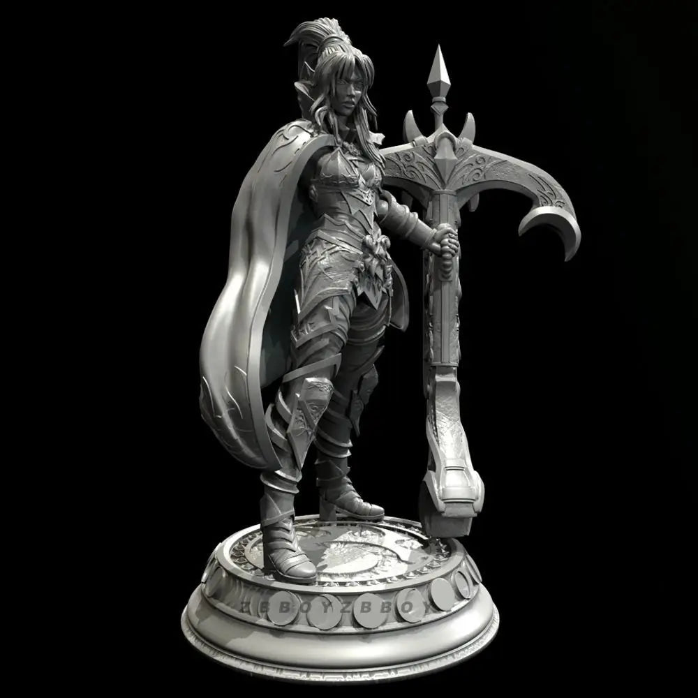 75mm Golden Archer Warrior, Resin Model Figure Kit, Fantasy Theme, Unassembled and Unpainted