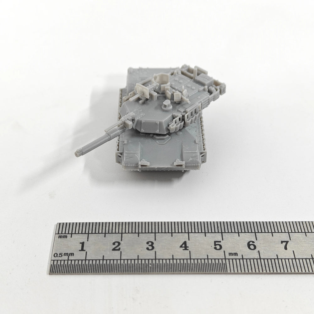 1/144 Modern US Modern M1A2 Tusk II, Resin Model Vehicle Kit, Unassembled and Unpainted