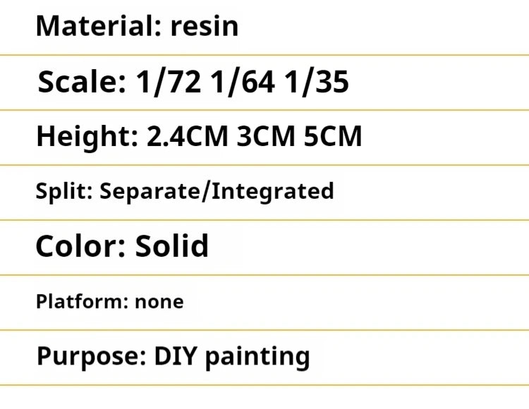 1/35 WWI British Infantry Squad, 6 Figures, Resin Model Figure Kit, Unassembled and Unpainted