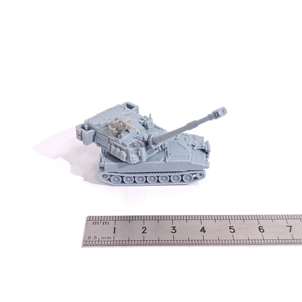 1/144 Modern M109 A6, Resin Model Vehicle Kit, Unassembled and Unpainted