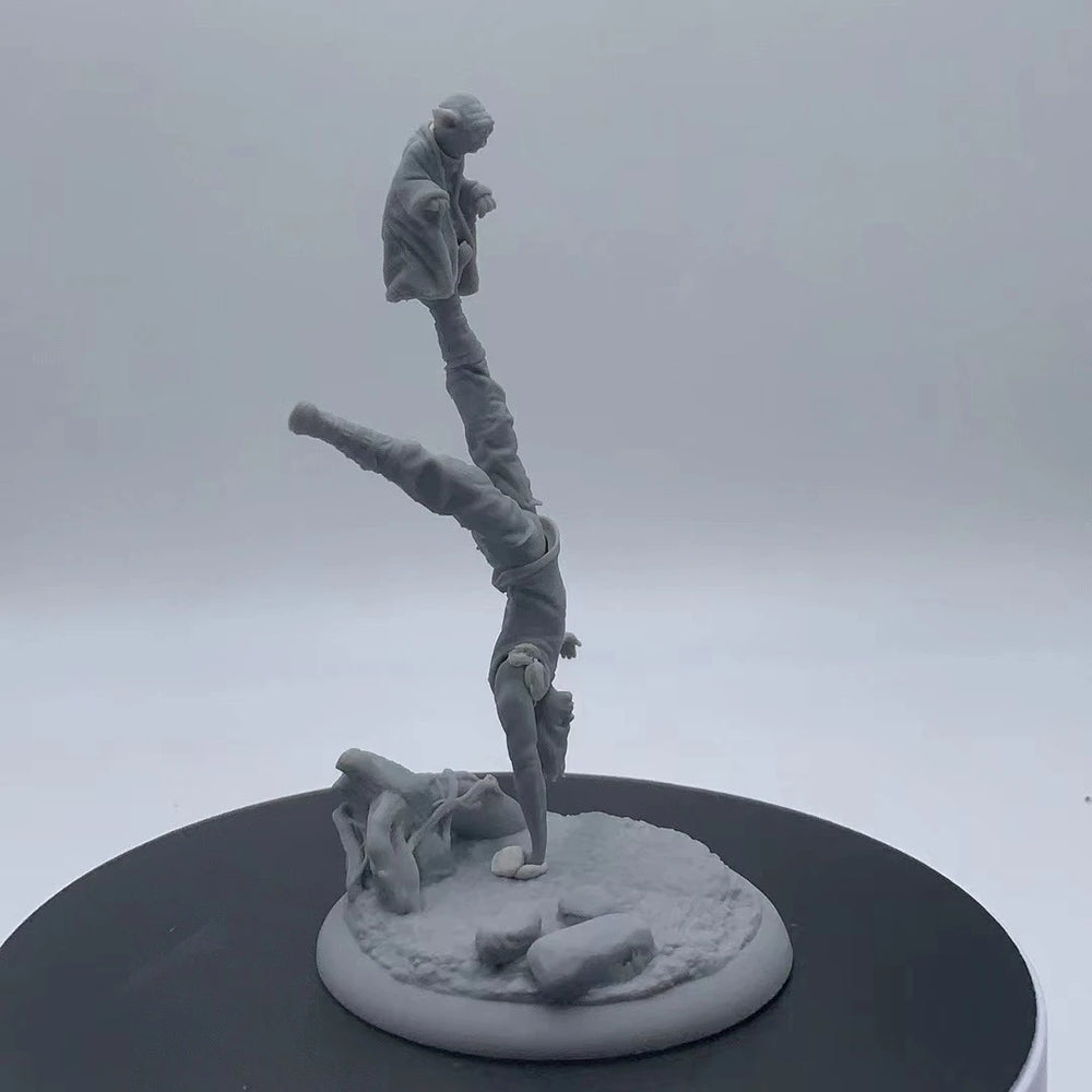120mm Demon Character, Resin Model Figure Kit, Fantasy Theme, Unassembled and Unpainted
