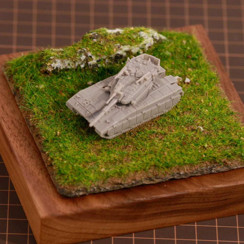 1/144 Modern Merkava Mk.3 Main Battle Tank, Resin Model Vehicle Kit, Unassembled and Unpainted