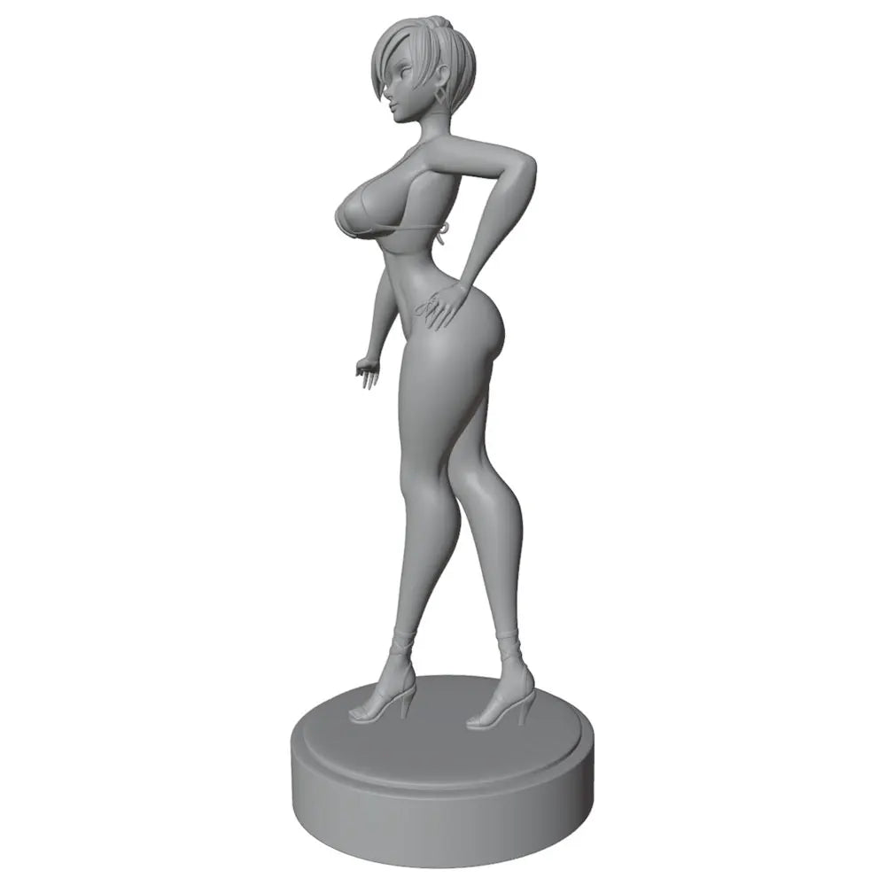 75mm Pin-up Fashion, Resin Model Figure Kit, Unassembled and Unpainted