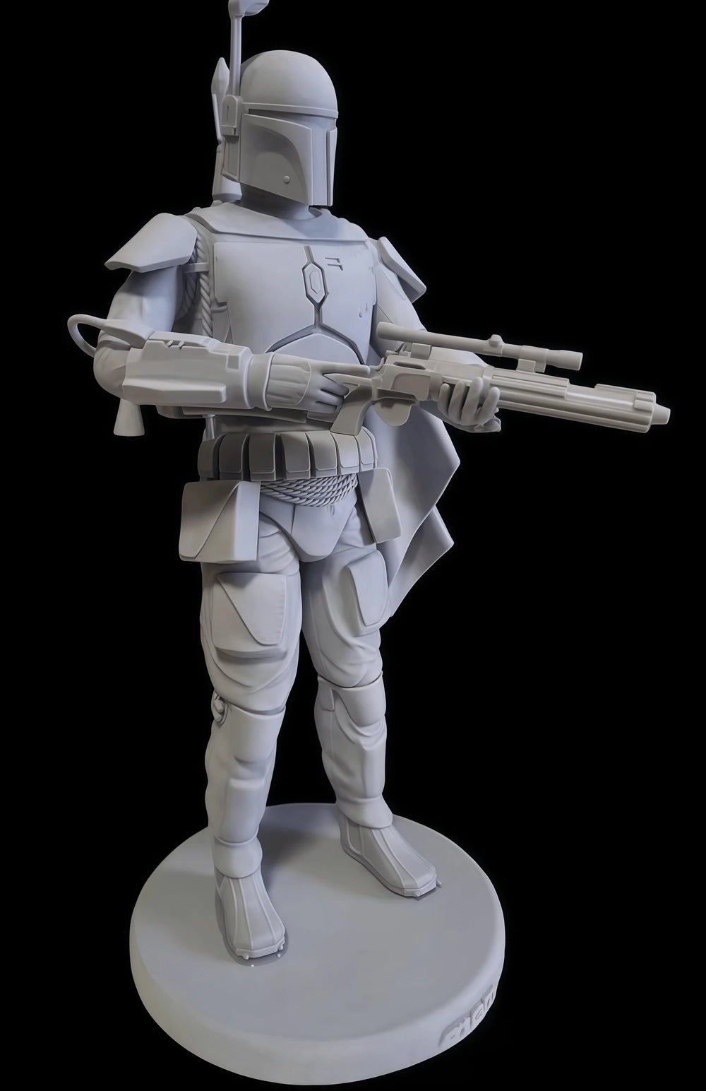 120mm Armored Clone Trooper, Resin Model Figure Kit, Sci-Fi Theme, Unassembled and Unpainted