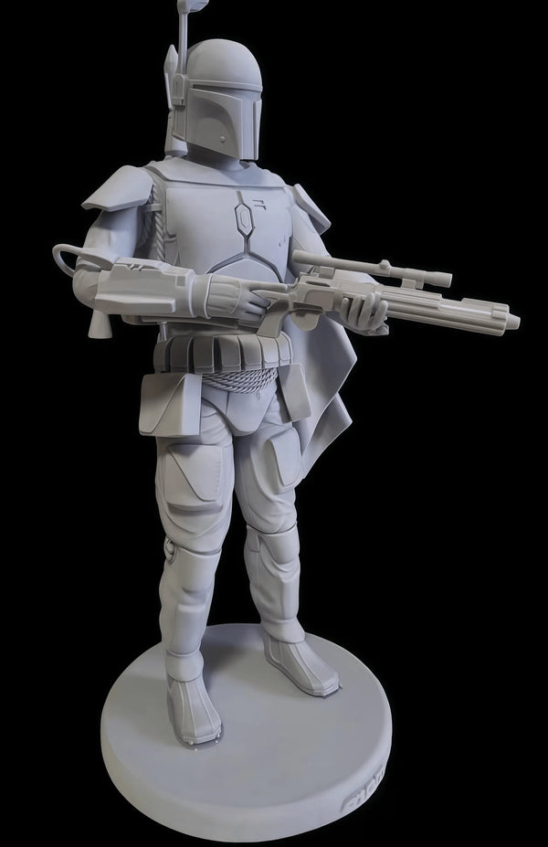 120mm Armored Clone Trooper, Resin Model Figure Kit, Sci-Fi Theme, Unassembled and Unpainted
