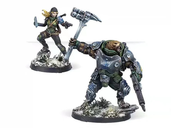 Ariadna Squad, 6 Figures, Resin Model Figure Kit, Sci-Fi Theme, Unassembled and Unpainted