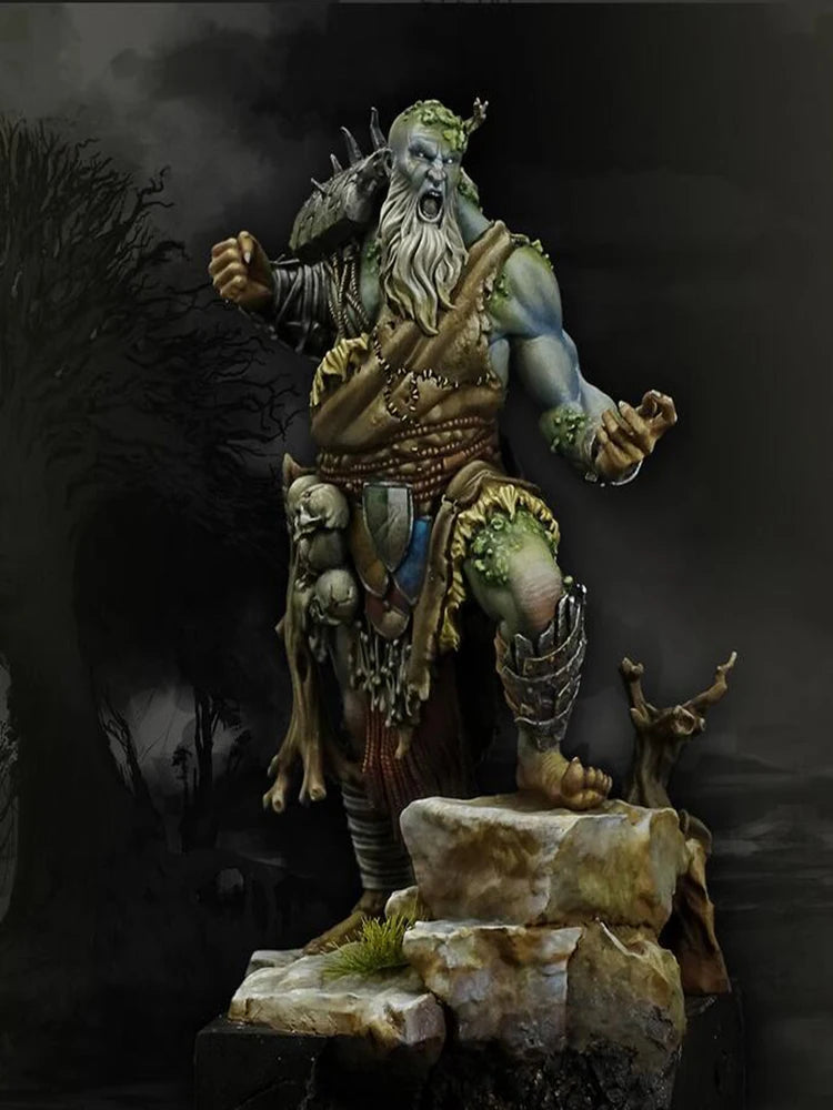 1/18 Dwarf Warrior, Resin Model Figure Kit, Fantasy Theme, Unassembled and Unpainted