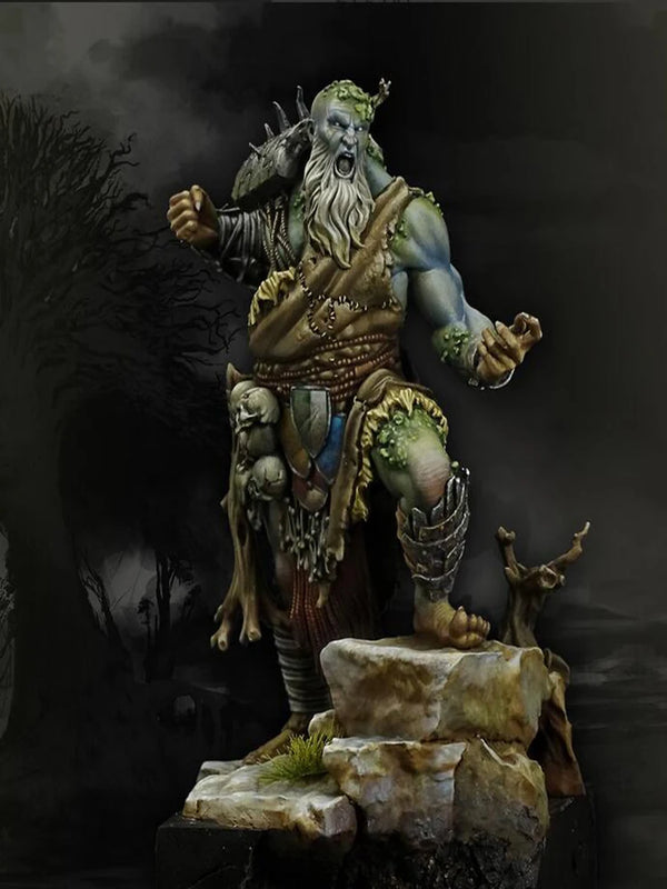 1/18 Dwarf Warrior, Resin Model Figure Kit, Fantasy Theme, Unassembled and Unpainted